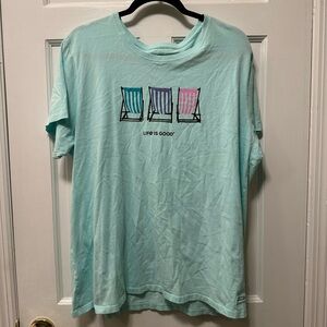 Life Is Good‎ Beach Chairs Tee
